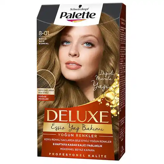 کیت رنگ مو شوارزکوف پالت دولوکس (بلوند دودی روشن) Palette Deluxe Essiz Yag Bakımı Sac Boyası Kullu Acık Kumral 8-01 1 حرید کیت رنگ مو شوارزکوف پالت دولوکس (بلوند دودی روشن) Palette Deluxe Essiz Yag Bakımı Sac Boyası Kullu Acık Kumral 8-01