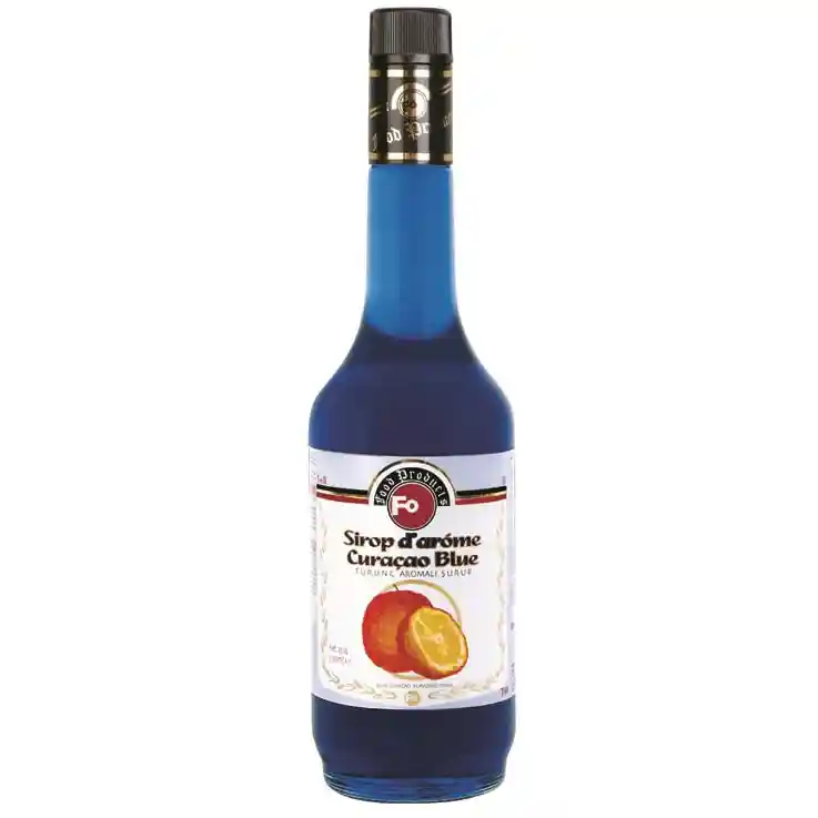 سیروپ بلو کراسائو فو (با طعم پرتقال تلخ) 700 میل FO Sirop d'arome Curacao Blue 1 خرید سیروپ بلو کراسائو فو (با طعم پرتقال تلخ) 700 میل FO Sirop d'arome Curacao Blue