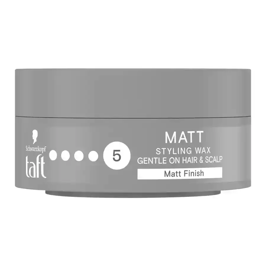 واکس مو تافت مات شماره 5 (طوسی) -75 میل Taft Matt Finish Styling Wax 1 خرید واکس مو تافت مات شماره 5 -75 میل Taft Matt Finish Styling Wax