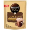 خرید کافی میکس 3 در 1 گلد دارک لاته نسکافه 12 عددی Nescafe Gold Dark Latte Coffee mix 3 in 1