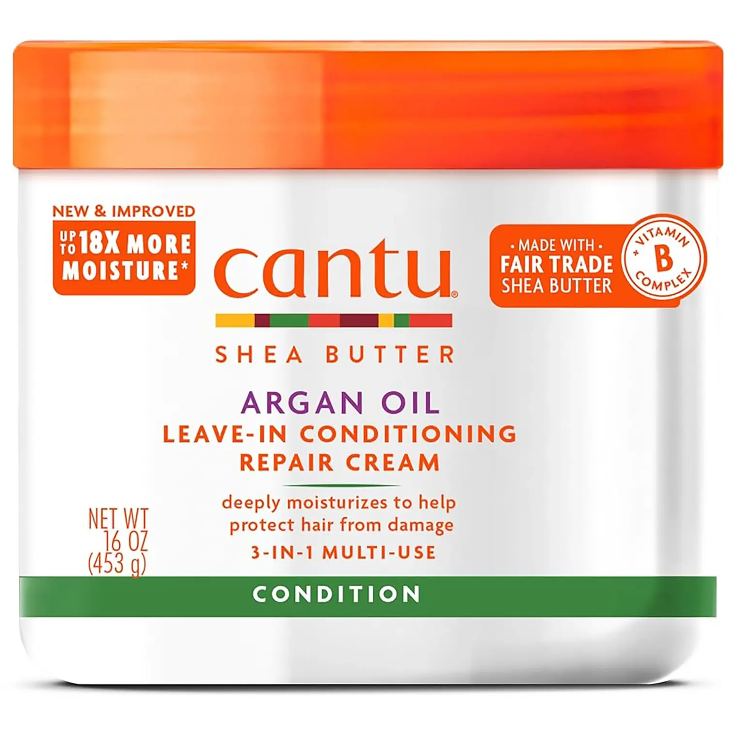 کرم موی آبرسان و ترمیمکننده بدون نیاز به آبکشی کانتو شی باتر و روغن آرگان ۴۵0 گرم Cantu Shea Butter Argan Oil Leave-In Conditioning Repair Cream 1 قیمت و خرید کرم موی آبرسان و ترمیمکننده بدون نیاز به آبکشی کانتو شی باتر و روغن آرگان ۴۵0 گرم Cantu Shea Butter Argan Oil Leave-In Conditioning Repair Cream