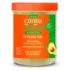 قیمت و خرید ژل مو آبرسان کانتو آووکادو حالت‌دهنده فر بدون سفیدک ۵۲۴ گرمی Cantu Avocado Hydrating Styling Gel