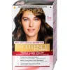 رنگ مو لورآل شماره 5.00 قهوهای روشن طبیعی L'Oreal Triple Care Hair Color 5.00 True Light Brown 3 قیمت و خرید رنگ مو لورآل شماره 5.00 قهوهای روشن طبیعی L'Oreal Triple Care Hair Color 5.00 True Light Brown