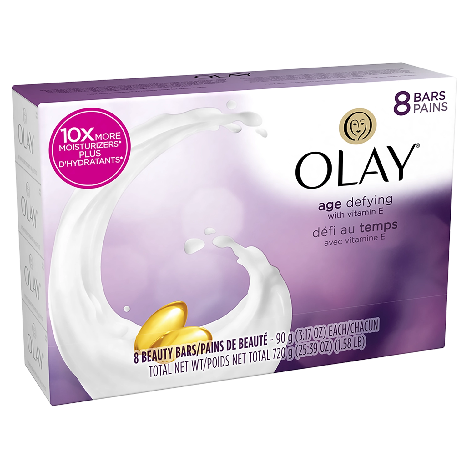 صابون ضد پیری و نرم کننده اولای (106 گرمی) Olay Moisture Outlast Age Defying Beauty Bar 1 قیمت و خرید صابون ضد پیری اولای (106 گرمی) Olay Moisture Outlast Age Defying Beauty Bar