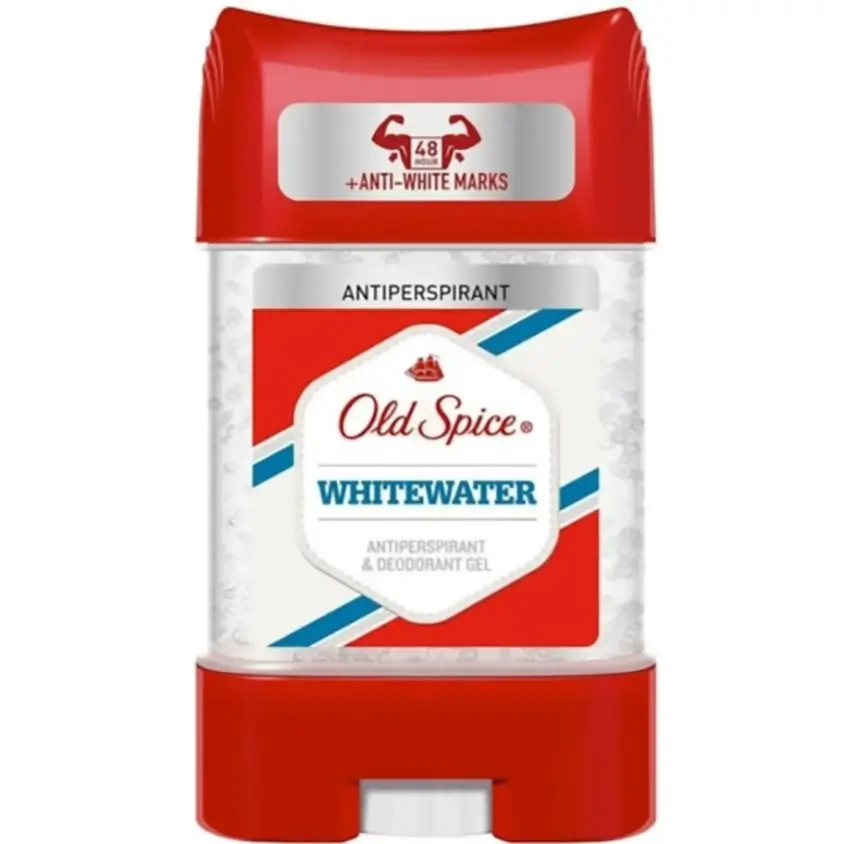 مام ژله ای ضد تعریق اولد اسپایس وایت واتر مردانه حاوی ریزدانه ۴۸ ساعته 70 میل Old Spice Whitewater Antiperspirant & Deodorant Gel 1 قیمت خرید مام ژله ای ضد تعریق اولد اسپایس وایت واتر حاوی ریزدانه مردانه ۴۸ ساعته 70 میل Old Spice Whitewater Antiperspirant & Deodorant Gel