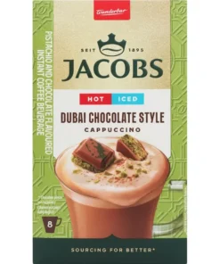 کاپوچینو فوری جاکوبز دبی چاکلت ساشه 8تایی Jacobs Dubai Chocolate Cappuccino