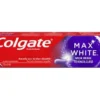 خمیر دندان اصلاح رنگ کلگیت مکس وایت بنفش سفید کننده فوری 75 میل Colgate Max White Color Correct 2 قیمت و خرید خمیر دندان اصلاح رنگ کلگیت مدل Max White (بنفش) سفید کننده Colgate Max White Color Correct