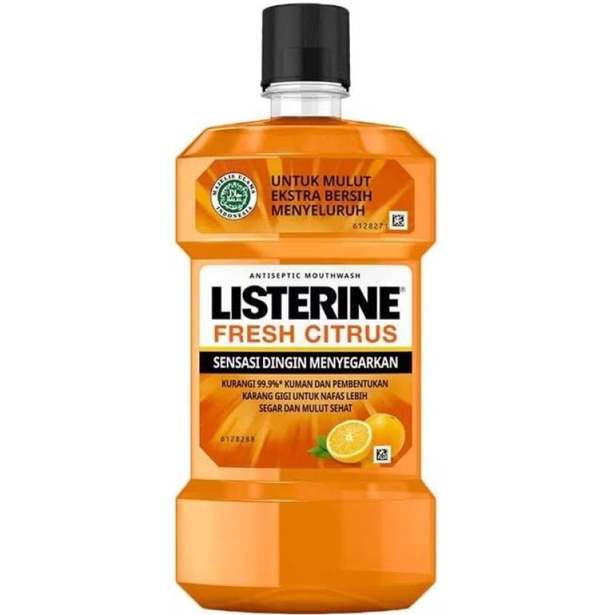 دهانشویه لیسترین فرش سیتروس ضدعفونی کننده قوی و ضد بوی بد دهان 250 میل Listerine Fresh Citrus Mouthwash 1 خرید دهانشویه لیسترین ضدعفونی کننده قوی و ضد بوی بد دهان250 میل Listerine Fresh Citrus Mouthwash
