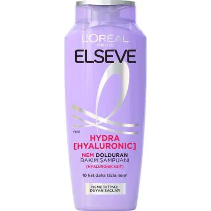 شامپو آبرسان تخصصی لورال السیو احیای موهای خشک، کدر و دهیدراته حجم 300 میل L'Oreal Paris Elseve Hydra Hyaluronic Shampoo 1 قیمت شامپو آبرسان لورال السیو حجم 300 میل L'Oréal Paris Elseve Hydra Hyaluronic Shampoo