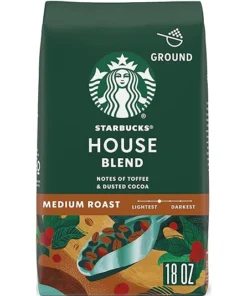 دان قهوه استارباکس هاوس بلند100%عربیکا 1130گرم Starbucks House Blend Medium Roast