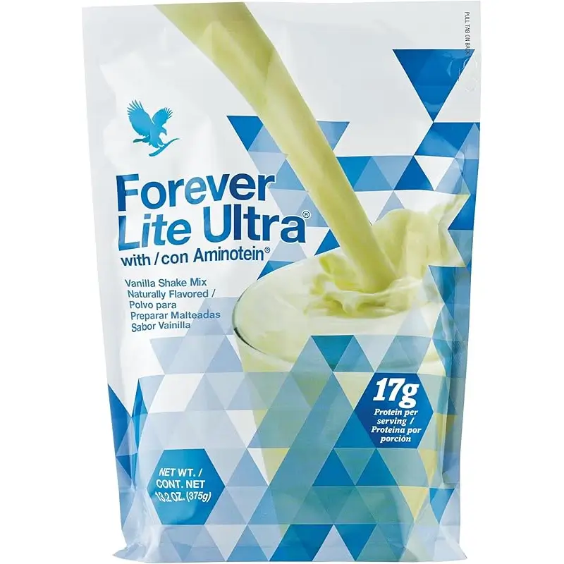 پودر پروتئین و شیک لاغری لایت اولترا وانیلی فوراور ۳۷۵ گرم Forever Lite Ultra Vanilla Protein 1 قیمت و خرید ودر پروتئین و شیک لاغری لایت اولترا وانیلی ۳۷۵ گرم Forever Living - Lite Ultra Vanilla Protein Shake Mix with Aminotein - Low Carb Drink for Lean Muscle and Healthy Body Composition