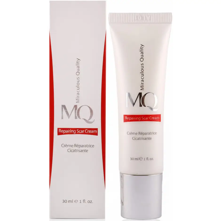 کرم ترمیم کننده زخم و جای زخم ام کیو بازسازیکننده قوی با فیلتر UV حجم 30 میلیلیتر MQ Repairing Scar Cream 1 قیمت و خرید کرم ترمیم کننده زخم و جای زخم ام کیو بازسازیکننده قوی با فیلتر UV حجم 30 میلیلیتر MQ Repairing Scar Cream