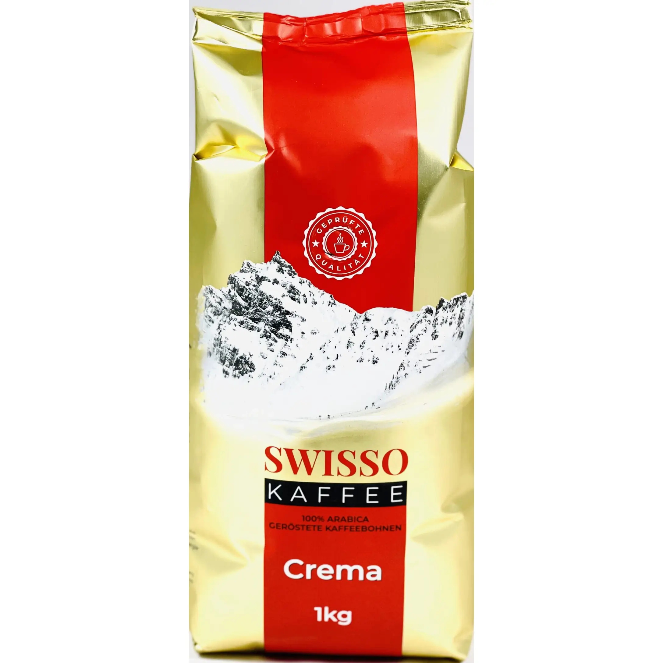 دانه قهوه سویسو کافی کرما ۱۰۰٪ عربیکا ۱ کیلوگرم Swisso caffee Crema 1 قیمت و خرید دانه قهوه سویسو کافی کرما ۱۰۰٪ عربیکا ۱ کیلوگرم Swisso caffee Crema