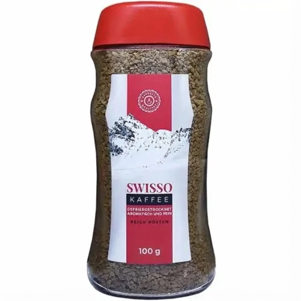قهوه فوری گلد سوئیسو ریچ روستن 100 گرم Swisso caffe Reich Rosten 1 قیمت و خرید قهوه فوری گلد سوویسو 100 گرم Swisso Reich Rösten