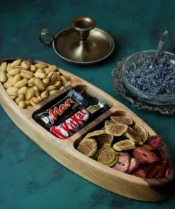 اردور خوری قایقی ۳ خانه چوب گردو اصل (۳۵ سانتیمتر) 3 اردور خوری قایقی ۳ خانه چوب گردو اصل (۳۵ سانتیمتر)