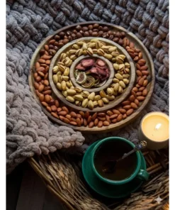 اردور خوری چوب گردو طرح موج (سایز ۲۹ سانت) 3 اردور خوری چوب گردو طرح موج (سایز ۲۹ سانت)