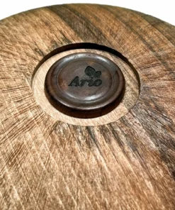 کاسه چوبی طرح نارگیل ساخته شده از چوب گردوی اصل دستتراش (18سانتی) 4 کاسه چوبی طرح نارگیل ساخته شده از چوب گردوی اصل دستتراش (18سانتی)