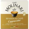 کپسول کاپوچینو کافه مولیناری طعم شیرین مخصوص دولچه گوستو 16 عددی Caffe Molinari Bevanda Al Caffe Cappuccino 2 قیمت و خرید کپسول کاپوچینو کافه مولیناری طعم شیرین16 عدد Caffe Molinari Bevanda Al Caffe Cappuccino