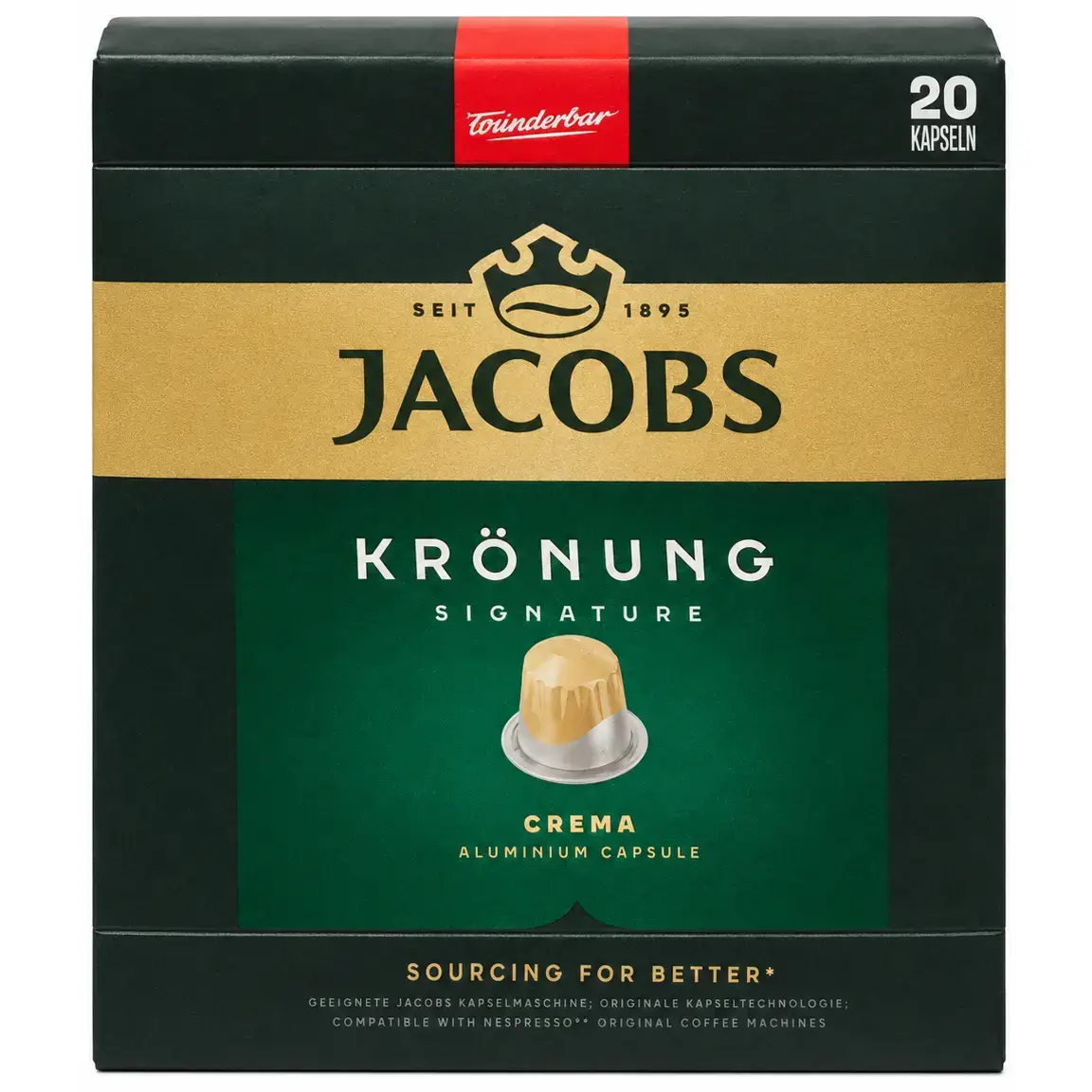 کپسول قهوه جاکوبز کرونونگ سیگنیچر ۲۰ عددی Jacobs Kronung Signature 1 قیمت و خرید کپسول قهوه جاکوبز کرونونگ سیگنیچر ۲۰ عددی Jacobs Kronung Signature