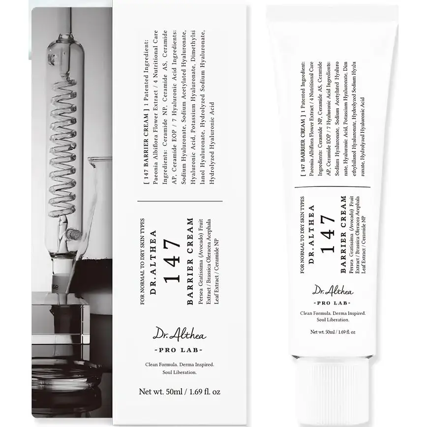 کرم ترمیم کننده ۱۴۷ دکتر التیا تسکین فوری و بازسازی پوست ۵۰ میل Dr. Althea 147 Barrier Cream 1 قیمت و خریدکرم ترمیم کننده ۱۴۷ دکتر التیا تسکین فوری و بازسازی پوست ۵۰ میلDr. Althea 147 Barrier Cream