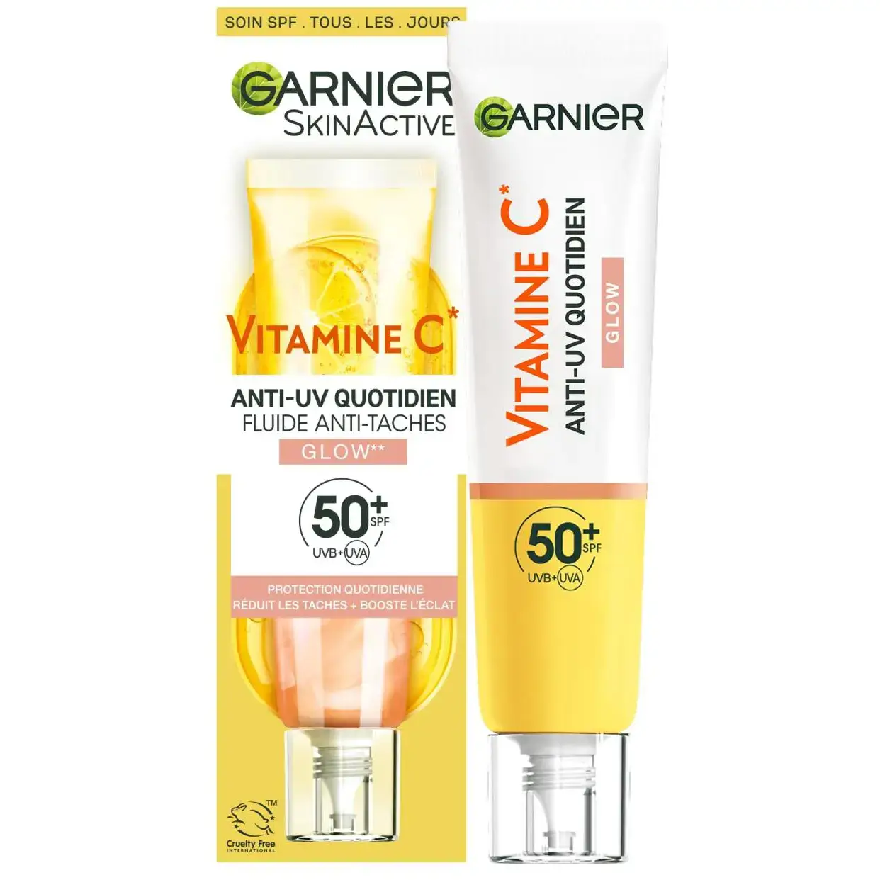 فلوئید ضد آفتاب، ضد لک و روشن کننده گارنیه حاوی ویتامین سی 40 میل Garnier Vitamin C Daily UV Fluid Glow 1 قیمت و خرید: فلوئید ضد آفتاب و روشن کننده درخشان حاوی ویتامین سی ضد لک گارنیه 40 میل Garnier Vitamin C Daily UV Fluid Glow