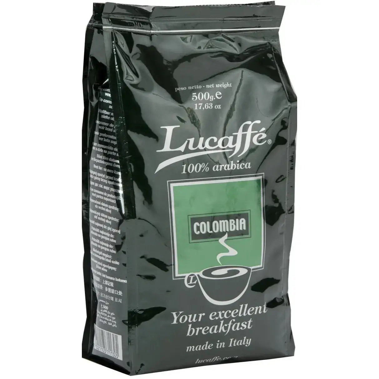 دانه قهوه لوکافه کلمبیا 100% عربیکا – 500 گرم Lucaffe Colombia 1 قیمت و خرید:قهوه دانه لوکافه کلمبیا 100% عربیکا – 500 گرم Lucaffé Colombia 500g