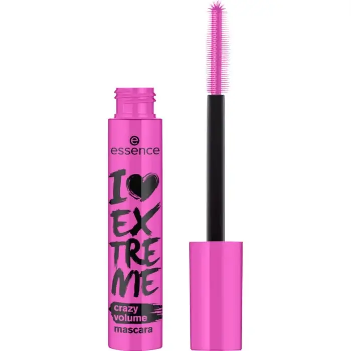ریمل اسنس صورتی حجمدهنده و بلندکننده قوی مژه Essence I Love Extreme Crazy Volume Mascara 1 قیمت و خریدریمل حجم دهنده صورتی مژههای پرپشت و بلندکننده قوی ۱۲ میلیلیتر Essence I Love Extreme Crazy Volume Mascara