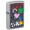 فندک زیپو Zippo 48682 All Luck Design 6 قیمت و خرید:فندک زیپو Zippo 48682All Luck Design