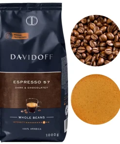 دانه قهوه دیویدوف اسپرسو 57 100% عربیکا رست دارک 1 کیلوگرم Davidoff Espresso 57 3 قیمت وخرید:دانه قهوه دیویدوف اسپرسو 57 100% عربیکا رست دارک 1 کیلو گرم Davidoff Espresso 57 Whole Beans