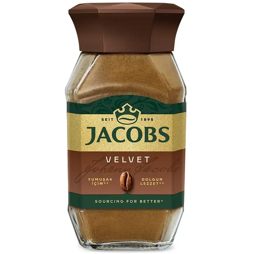 قهوه فوری جاکوبز ولوت با طعم ملایم 100 گرم Jacobs Velvet 1 قیمت و خرید:قهوه فوری جاکوبز مدل ولت با طعم ملایم و کرمای مخملی 100 گرم Jacobs Velvet