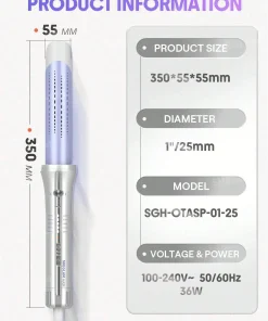 دستگاه فر کننده اتوماتیک مو شیگلم سایز 25 میلیمتر Sheglam One Touch Airflow Styler Pro 5 دستگاه فر کننده اتوماتیک مو شیگلم سایز 25 میلیمتر Sheglam One Touch Airflow Styler Pro