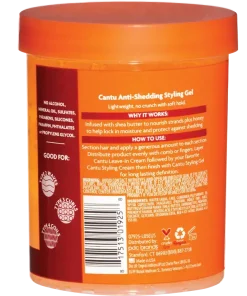 ژل حالتدهنده و ضد شکنندگی مو کانتو حاوی عسل ۵۲۴ گرم Cantu Anti-Shedding Styling Gel with Honey 3 ژل حالتدهنده و ضد شکنندگی مو کانتو حاوی عسل ۵۲۴ گرم Cantu Anti-Shedding Styling Gel with Honey