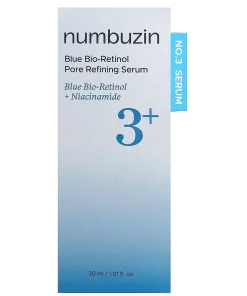 سرم منافذ بلو بایو رتینول نامبوزین شماره ۳ کنترل چربی و لیفت پوست ۳۰ میل Numbuzin No.3 Blue Bio-Retinol 3 سرم منافذ بلو بایو رتینول نامبوزین شماره ۳ اصل کنترل چربی و لیفت پوست ۳۰ میلیلیترNumbuzin No.3 Blue Bio-Retinol Pore Refining Serum