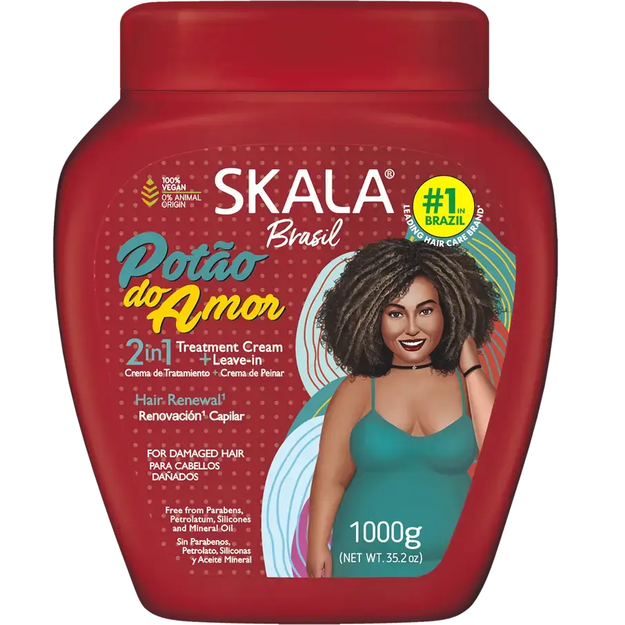 ماسک مو ترمیم‌کننده دو کاره اسکالا مدل پوتائو دو آمور 1000 گرم SKALA Brasil Potao do Amor Hair Treatment