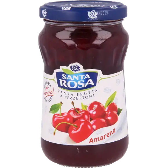 مربای آلبالو (آمارنا) کلاسیک سانتا روزا مدل اکسترا حاوی تکه های میوه 350 گرم Santa Rosa Confettura Extra di Amarene 1 قیمت و خرید:مربای آلبالو (آمارنا ) کلاسیک سانتا روزا مدل اکسترا همراه با تکههای میوه 350 گرم Santa Rosa Confettura Extra di Amarene