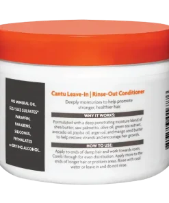 نرم کننده مو و ریش مردانه بعد از حمام کانتو حاوی کافئین ۳۷۰ گرم Cantu Mens Leave-in | Rinse Out Conditioner 5 نرم کننده مو و ریش مردانه بعد از حمام کانتو حاوی کافئین ۳۷۰ گرم Cantu Mens Leave-in | Rinse Out Conditioner