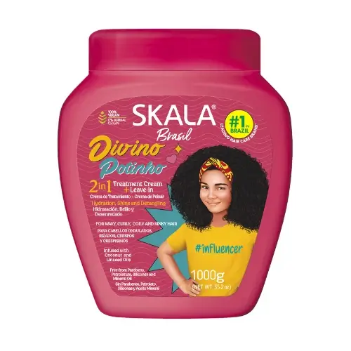 ماسک مو اسکالا دیوینو پوتینیو بازکننده گره ویژه کودکان و موهای فر 1000 گرم Skala Divino Potinho Hair Treatment Cream 1 قیمت و خرید:ماسک مو اسکالا مدل دیوینو پوتینیو بازکننده گره ویژه کودکان و موهای فر 1000 گرم Skala Divino Potinho Hair Treatment Cream