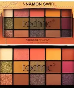 پالت سایه چشم 15 رنگ سینامون سویرل تکنیک مات و شاین Technic Cinnamon Swirl Eyeshadow Palette 5 قیمت و خرید:پالت سایه چشم 15 رنگ سینامون سویرل تکنیک مات و شاین Technic Cinnamon Swirl Eyeshadow Palette