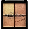 پالت هایلایتر ۴ رنگ مگا گلو ورم ادیت تکنیک درخشش گرم و طلایی Technic Mega Glow Highlighter Warm Edit 6 قیمت و خرید:Technic Mega Glow Highlighter Warm Edit
