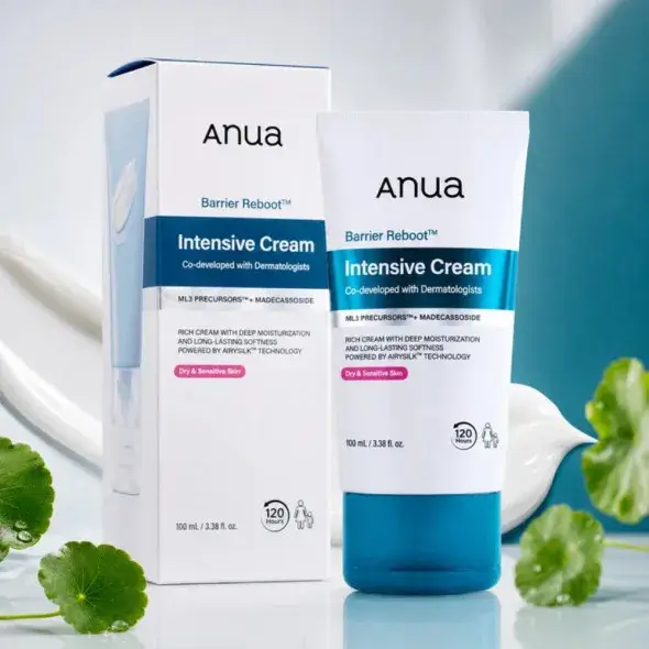 کرم آنوا بریر ریبوت اینتنسیو مرطوبکنندهی غنی مناسب پوست خشک و حساس ۱۰۰ میل Anua Barrier Reboot Intensive Cream 2 قیمت و خرید:کرم آنوا بریر ریبوت اینتنسیو مرطوبکنندهی غنی تقویت سد دفاعی برای پوست خشک و حساس ۱۰۰ میلAnua Barrier Reboot Intensive Cream
