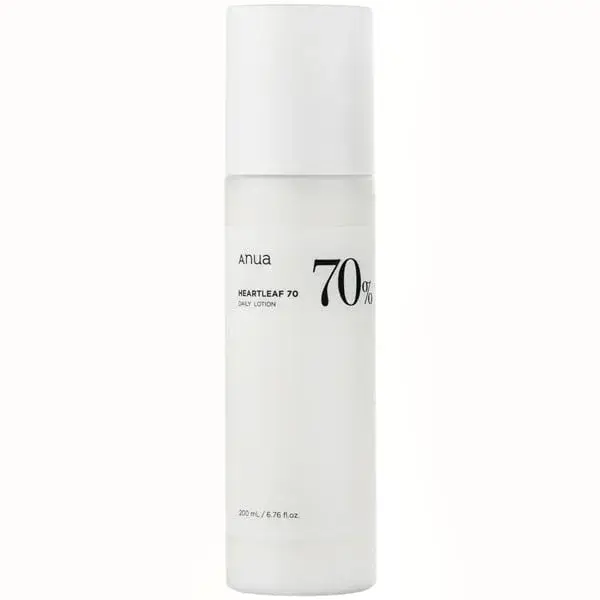 لوسیون آبرسان و تسکیندهنده آنوا ۷۰ هارت لیف با هیالورونیک اسید 200 میل Anua Heartleaf 70 Daily Lotion 2 لوسیون آبرسان و تسکیندهنده آنوا ۷۰ هارت لیف با هیالورونیک اسید 200 میل Anua Heartleaf 70 Daily Lotion - تصویر 2