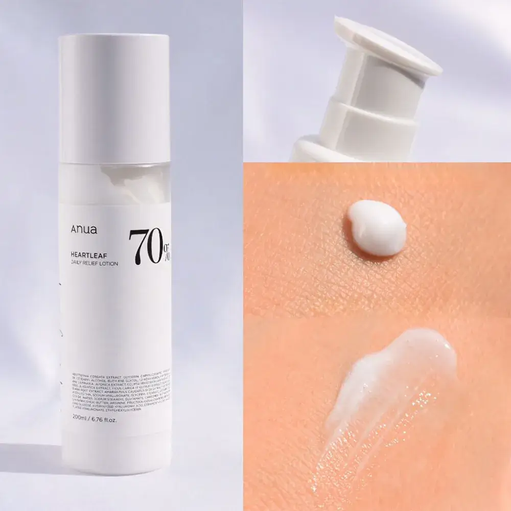 لوسیون آبرسان و تسکیندهنده آنوا ۷۰ هارت لیف با هیالورونیک اسید 200 میل Anua Heartleaf 70 Daily Lotion 8 نقد و بررسی:لوسیون آبرسان و تسکیندهنده آنوا ۷۰ هارت لیف با هیالورونیک اسید 200 میل Anua Heartleaf 70 Daily Lotion