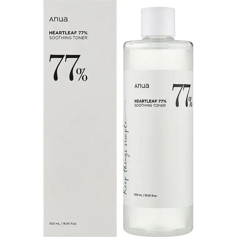 تونر هارتلیف ۷۷ آنوا تونر تسکیندهنده و آبرسان ۲۵۰ میل Anua Heartleaf 77 Soothing Toner 1 تونر هارتلیف ۷۷ آنوا تونر تسکیندهنده و آبرسان ۲۵۰ میل Anua Heartleaf 77 Soothing Toner