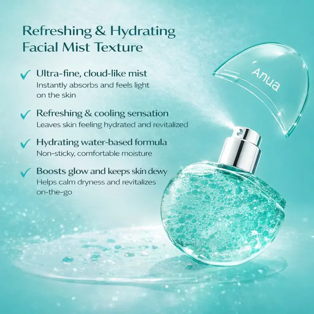 میست کپسولی آبرسان و هیالورونیک اسید آنوا 30 میل Anua Dewy Glow PDRN Hyaluronic Acid Hydrating Capsule Mist 5 نقد و بررسی:میست کپسولی آبرسان و هیالورونیک اسید آنوا مسافرتی 30 میل Anua PDRN Hyaluronic Acid Hydrating Capsule Mist
