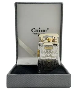 فندک بنزینی چیف نقره ای طراحی رقص شیر مدل Chief LICH-2238 9 فندک بنزینی چیف نقره ای طراحی رقص شیر مدل Chief LICH-2238