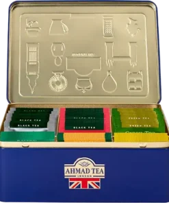 چای کیسه ای احمد قوطی فلزی طرح لندن | کالکشن ۶ طعم ۶۰ تیبگ Ahmad Tea English Tea Six Collection 3 قیمت و خرید:چای کیسه ای احمد قوطی فلزی طرح لندن | کالکشن ۶ طعم ۶۰ تیبگ Ahmad Tea English Tea Six Collection