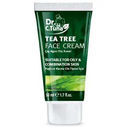 کرم صورت درخت چای دکتر سی تونا فارماسی مناسب پوست چرب و مختلط ۵۰ میل Farmasi Dr. C. Tuna Tea Tree Face Cream 2 کرم صورت درخت چای دکتر سی تونا فارماسی مناسب پوست چرب و مختلط ۵۰ میل Farmasi Dr. C. Tuna Tea Tree Face Cream - تصویر 2