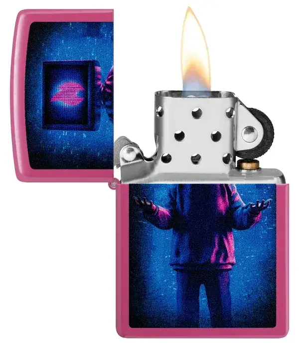 فندک زیپو صورتی طرح مرد تلویزیونی Zippo 48515 Flame TV Man Design 2 قیمت و خرید:فندک زیپو صورتی طرح مرد تلویزیونی Zippo 48515 Flame TV Man Design