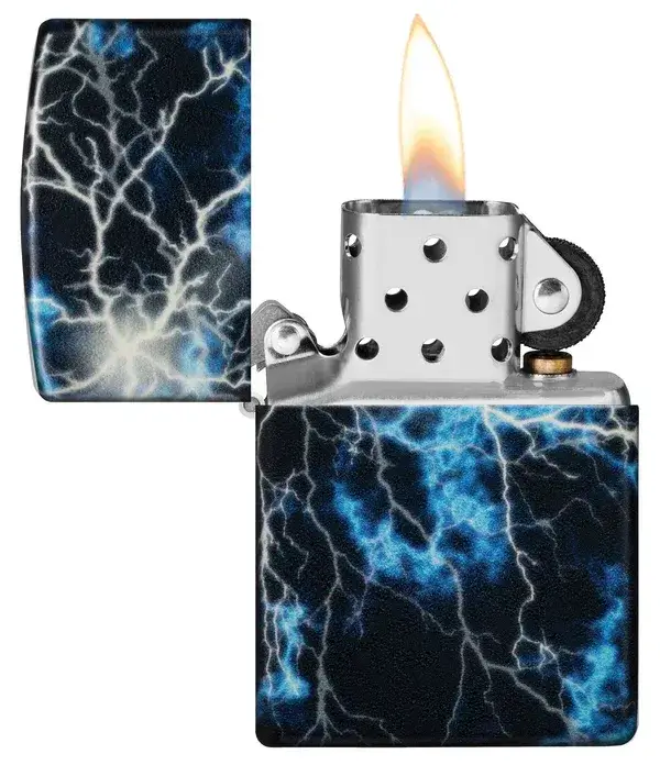 فندک زیپو شبتاب ۵۴۰ طرح صاعقه Zippo 48610 Lightning Design 5 قیمت و خرید:فندک زیپو شبتاب ۵۴۰ طرح صاعقه Zippo 48610 Lightning Design