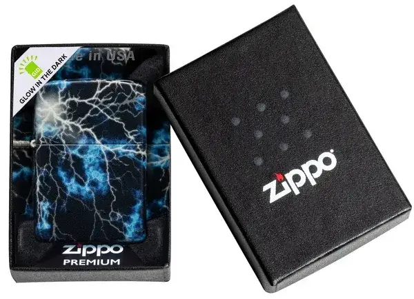 فندک زیپو شبتاب ۵۴۰ طرح صاعقه Zippo 48610 Lightning Design 4 قیمت و خرید:فندک زیپو شبتاب ۵۴۰ طرح صاعقه Zippo 48610 Lightning Design